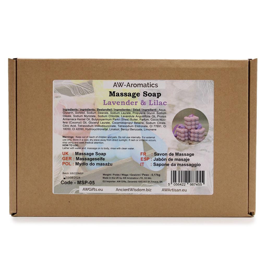 Massage Soap Bars - Lavender and Lilac