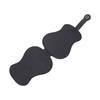 Guitar Shaped Guitar Pick Holder Stylish PU Leather Picks Storage Bag for Guitar Lovers 18 Slots