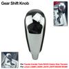 Automatic Chrome Gear Shift Knob Lever Pen Handle For Toyota Corolla Avalon Yaris RAV4 Highlander Camry Lexus LS400 LX570 RX350