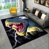 3D Visuele Illusie Dinosaurus Gebied Tapijt, Tapijt Tapijt voor Thuis Woonkamer Slaapkamer Bank Speelkamer Deurmat Decor, Kind Antislip Vloermatten