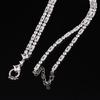 Haute Couture Full Diamond Simulation Diamond Necklace Universal Chain Sweater Chain Imported High Carbon Diamond High Sense Universal Necklace Female