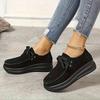 2025 Spring/Summer New Arrival Plus Size Lace-Up Flats with Thick Soles Casual Women's Shoes Size 43