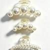 Simple Temperament Pearl Hair Clip for Woman Korean Shark Clip Girl's Ponytail Clip