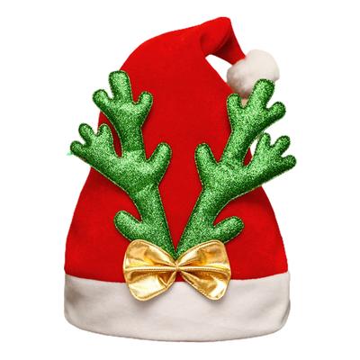 Christmas Santa Claus Hat Warm  Cosplay Party Holiday Costume Props Decoration for Kids Children
