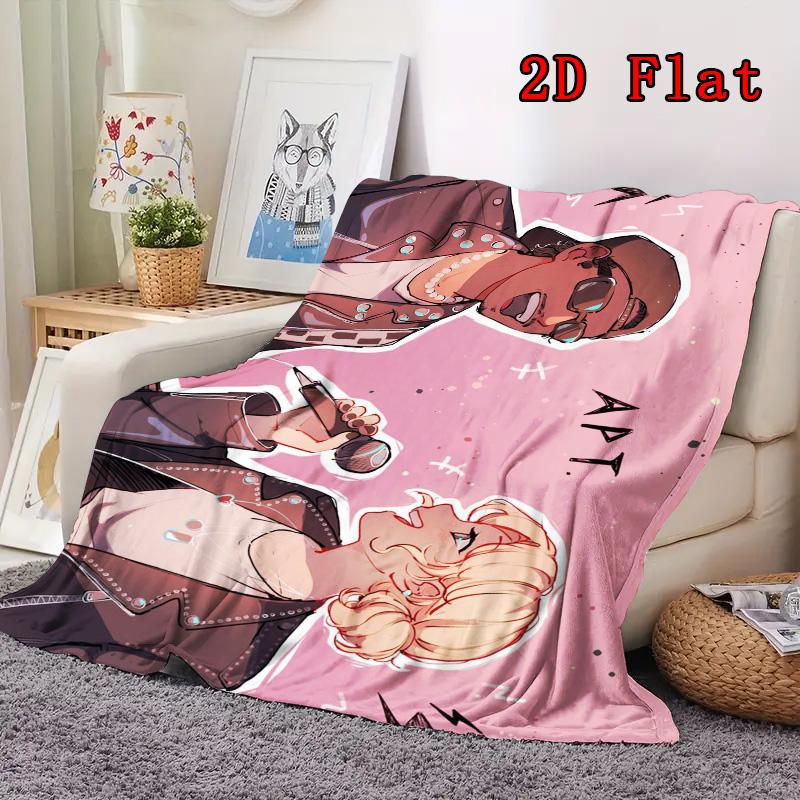 APT Girl 2D Flat Pattern Flannel Blanket High quality All Seasons Warmth and Comfort Perfect for Christmas Gifts.MMT0918332