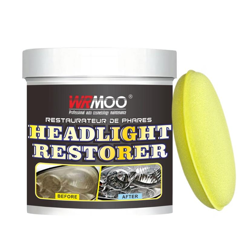 

Крем для восстановления фар автомобиля, простой в использовании набор для ухода за фарами, восстанавливает окисленные, пожелтевшие, помутневшие фары автомобиля 250ml
