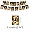 Michael Jackson Fans Birthday Party Decoration Retro 80s 90s Music Banner Tableware Cups Plates Napkin Tablecloth Supplies Gift