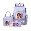 Witch Hunters Three-Piece Backpack Kpop Demon Unters Printed Backpack Lunch Bag