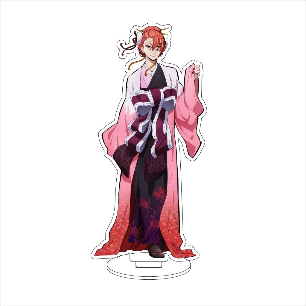 16CM Anime Cosplay Acrylic Stand Ornaments Edogawa Rampo Kunikida Doppo Dazai Osamu Figure Stand Halloween Christmas Gifts