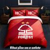 Nottingham Forest Design Bed Bedding Set 1 Duvet Cover + 2 Pillowcases Soft Breathable Household Bed Linens