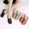 Fashion GKTINOO Plus Size Genuine Leather Flat Shoes Woman Handmade Loafers Flexible Spring Casual Shoes Woman Flats Zapatos Mujer