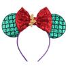 Cute Mermaid Princess Crown Magic Wand Headband For Girls Cosplay Costume Accessory