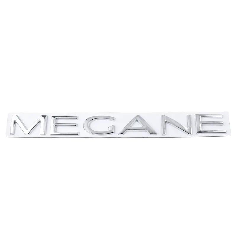 3D Auto ABS MEGANE Logo Emblem Plakette Aufkleber für Megane Stylingteile Dekoration Autozubehör Autoaufkleber