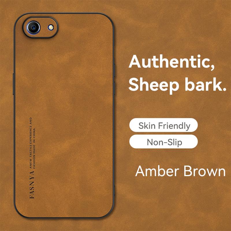 

Чехол для OPPO A1, жесткий силиконовый бампер из ТПУ, противоударный чехол для телефона OPPO A1K A3s A12e A5S A7 A12 A15 A15s A16 A16K A17, чехол OPPO A17 коричневый