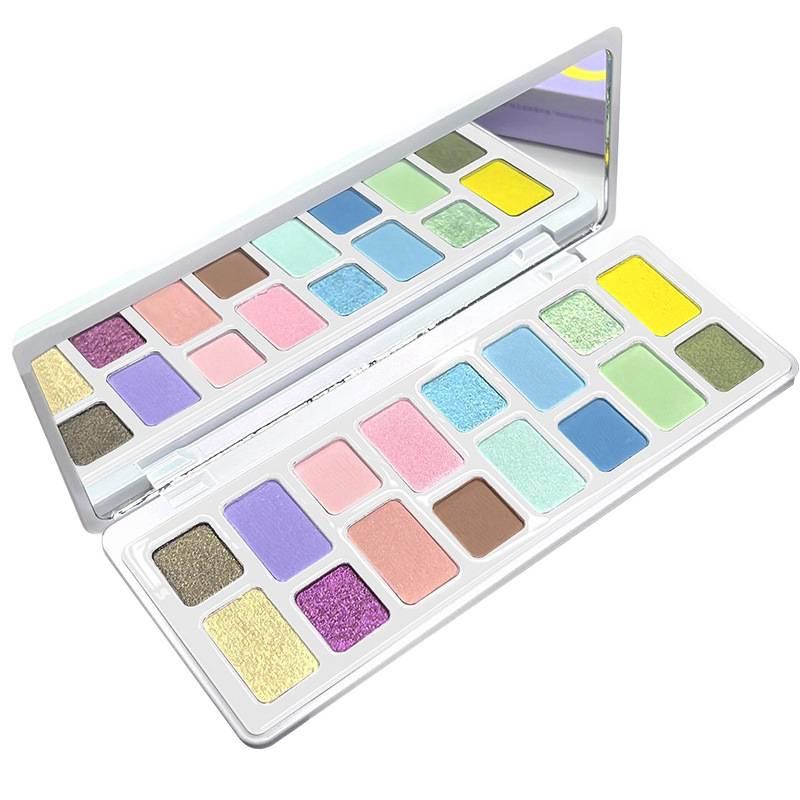 Sweet Desire Color-Changing Dragon Eyeshadow Palette: Matte & Pearlescent Smoky Lime Shades