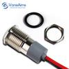 8/10/12/14MM Waterproof Metal LED Indicator Light Wiring Pilot Signal Lamp Car Boat Panel Dashboard Warning 12V 24V 110V 220V