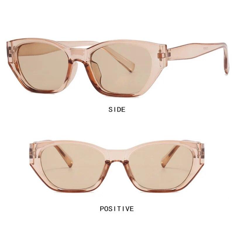 Cat Eye Irregular Frame Sunglasses Women Men New Fashion Luxury  Sun Shade Glasses Outdoor Travel Beach Eyewear UV400