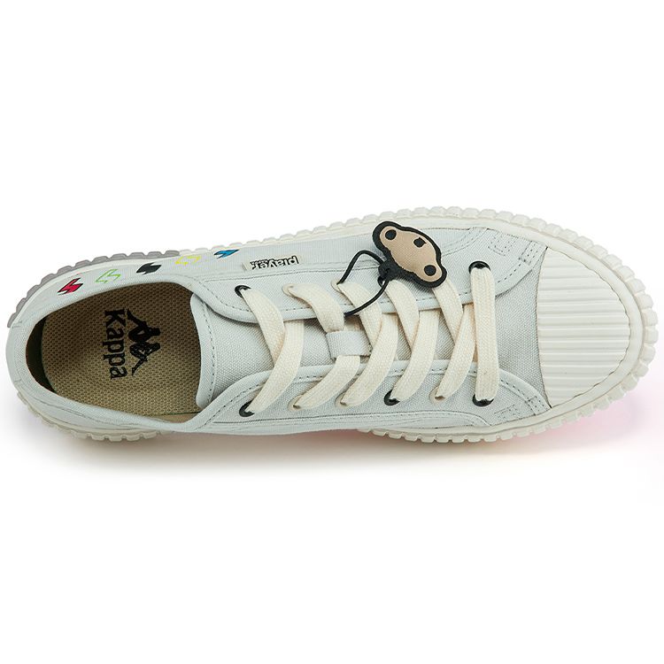 Kappa Player Series Casual Comfortable Durable Low-Top Canvas Shoes Women sneaker Glacier-Gray K0B25VS12D-084