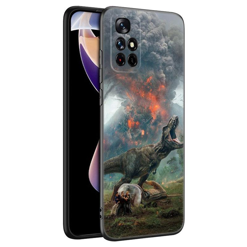

World Jurassic Park черный силиконовый чехол для телефона Xiaomi Redmi Note 10 11 11S 12 13 4G 8 9 11T Pro 5G Plus 8T 9S 10S 12S Redmi Note 12 Pro 4G