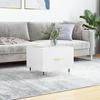 VidaXL Coffee Table High Gloss White 50x50x40 Cm Engineered Wood 829352