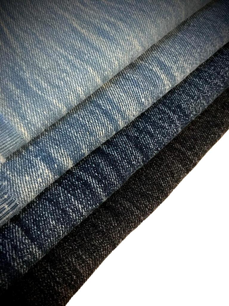 Faded Denim Cotton Faded Denim for Denim and Handmade Projects Thin, Fabric, Scraps, Fabric, Scraps, Fabric, Crafts, Remakes, (Ice Rock, 2m)