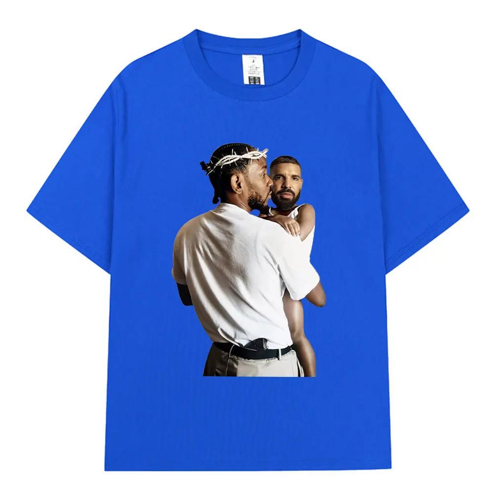 Hip Hop retro T-shirts, streetwear rapper Kendrick Lamar Drake funny T-shirts, Mr. Morale and The Big Steppers T-shirts