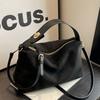 Boston Bag Women'S Retro Trendy Fashion Shoulder Oblique Span Bag Large Capacity Versatile Commuter Pillow Bag