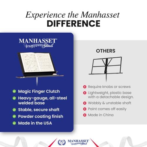 Manhasset M50 Orchestral Music Stand, Black