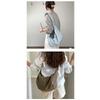 Large Capacity Nylon Shoulder Bag Women Casual Crossbody Sling Bag Lightweight Everyday Tote with Wide Adjustable Strap Crescent Bag