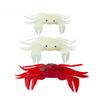 White/Red Soft Lure PVC Fishing Tackle Gear Accessories