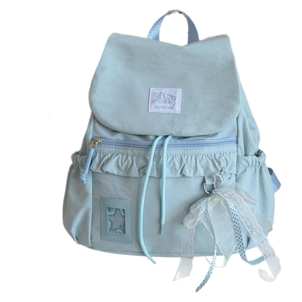 Schoolbag Ballet Style Lace Fashion Backpack Bow Niche Design Junior High School Backpack Korean Ins Student School Bag Female