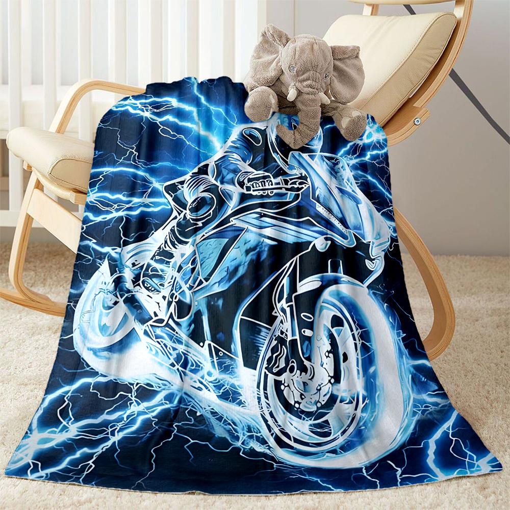 Motocross Adventure Sport Flanelldecke - Weich und geeignet für Sofas, Betten, Büros, Reisen, alle Jahreszeiten und das beste Geschenk für die Feiertage.