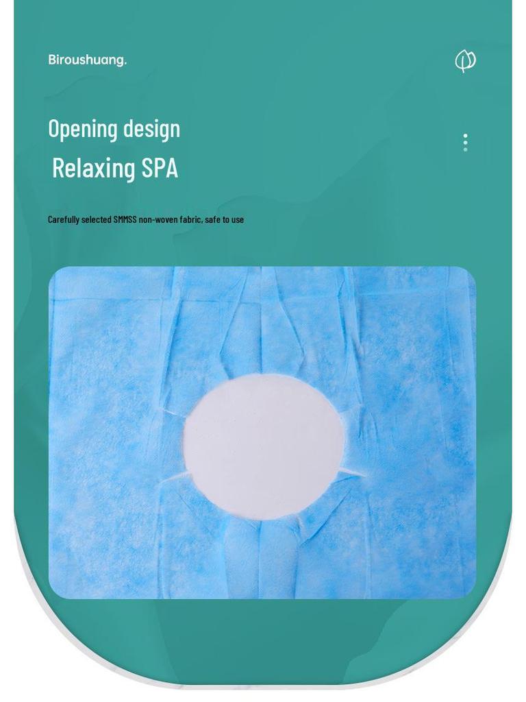 Thickened Waterproof Disposable Non-woven Massage Bed Sheets - Breathable & Oil-proof for Salons & Travel