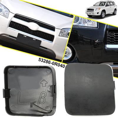 2 pezzi Copertura Gancio Occhiello Traino Paraurti Anteriore Destro Sinistro Tappo 53286-0R040 Per Toyota RAV4 2011-2012