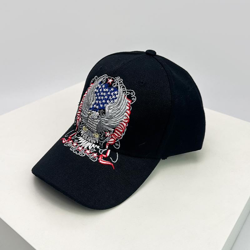 Baseball Stitching Stitched Embroidered Alphabet Eagle America Women  Men For Neutral Gender Fresh Caps Peaked Hats Hardtop Breathable Personal