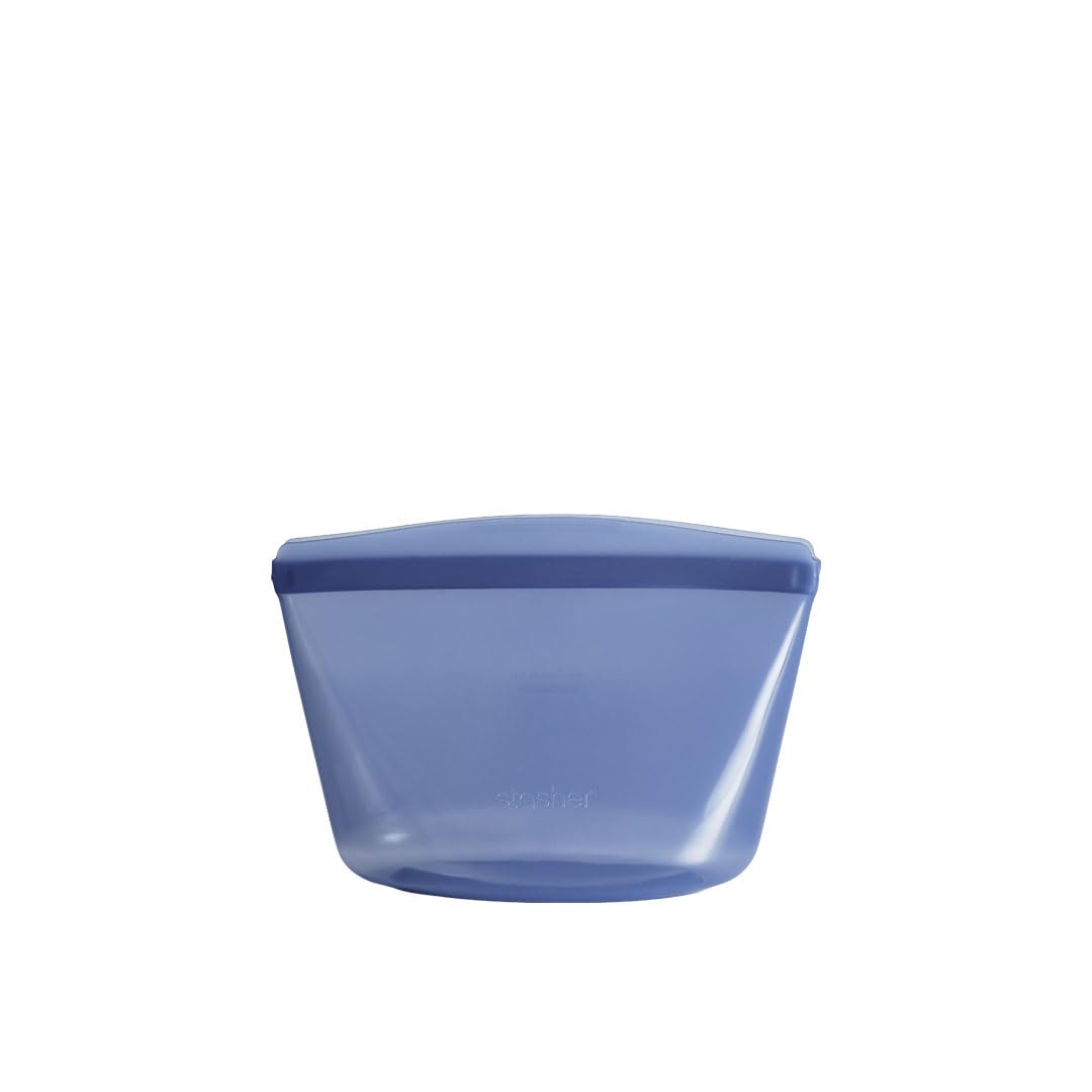 Stasher Silicone Bowl Bag Deep Product in (Small, Ocean) [Official Japan] синий