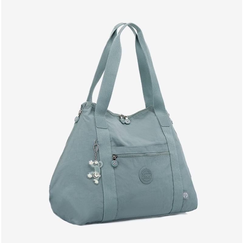 Damen Leichte Große Kapazität Reise Tasche Handtaschen Weiblich Nylon Schulter Strandtasche Mädchen Oberer Griff Lässige Tote Geldbörse