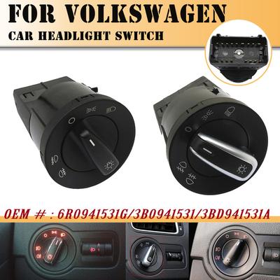 New Headlight Control Switch Fog Light Knob 3B0941531 For VW Passat B5 B5.5 Golf Jetta Bora Mk4 Polo 9N 9N3 Lupo Transpoter