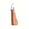 1PC Wood Handle Ceramic Trimming Tool with Single-Head Loop, Pottery Rib Tools for DIY Clay Sculpting & Finishing - Manual Uncharged Wood Material