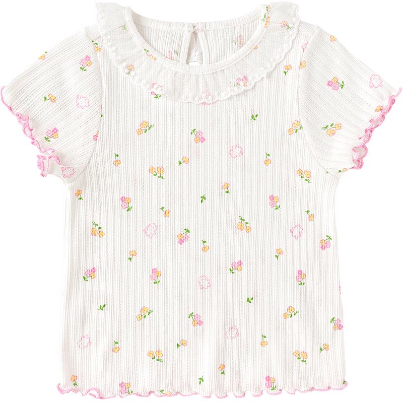 Balabala Baby Girl's Short Sleeve T-Shirt