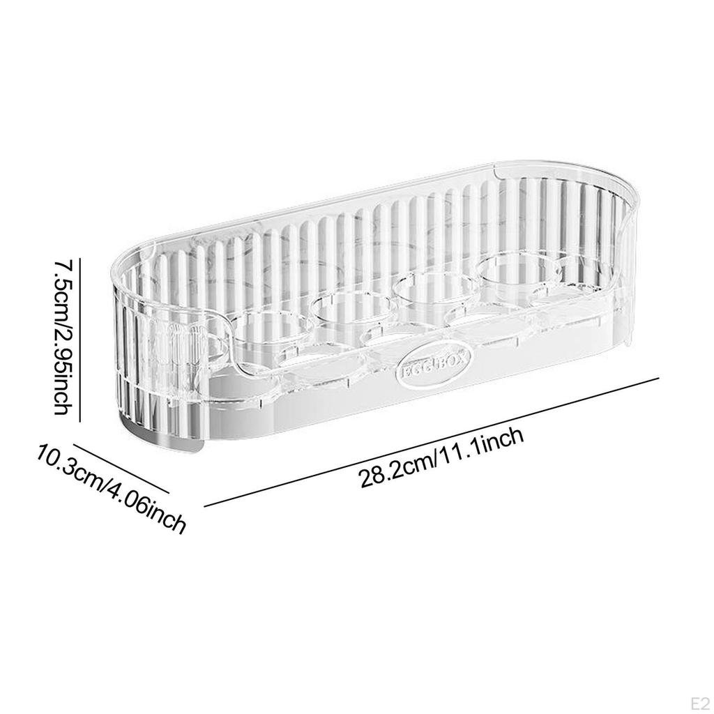 Egg Holder for Refrigerator Dispenser Stackable Storage Rack Tray Kitchen