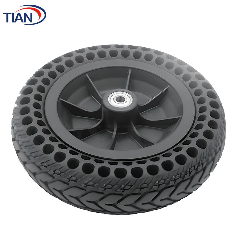 8 Inch 8X2 Solid Tyre with Plastic Hub 200x50 200x45-110 for Electric Scooter Wheelchair No Inflation Part Whole Wheel Durable