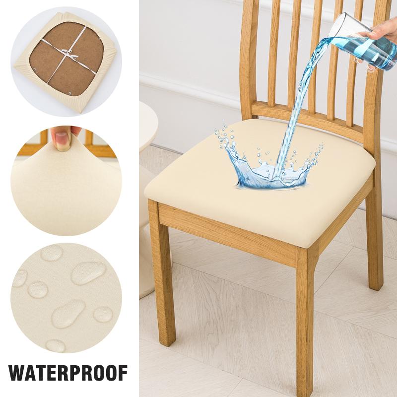 Waterproof Seat Covers For Dining Room Elastic Chairs Covers Dining Chair Cover Washable Seat Case For Kitchen,El,Restaurant