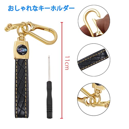 [Unhoke] Crosstrek Key Case, Forester Key Cover, Levorg, Impreza, Smart Key Case, Premium TPU, Stain and Scratch Resistant (Gold and Black)