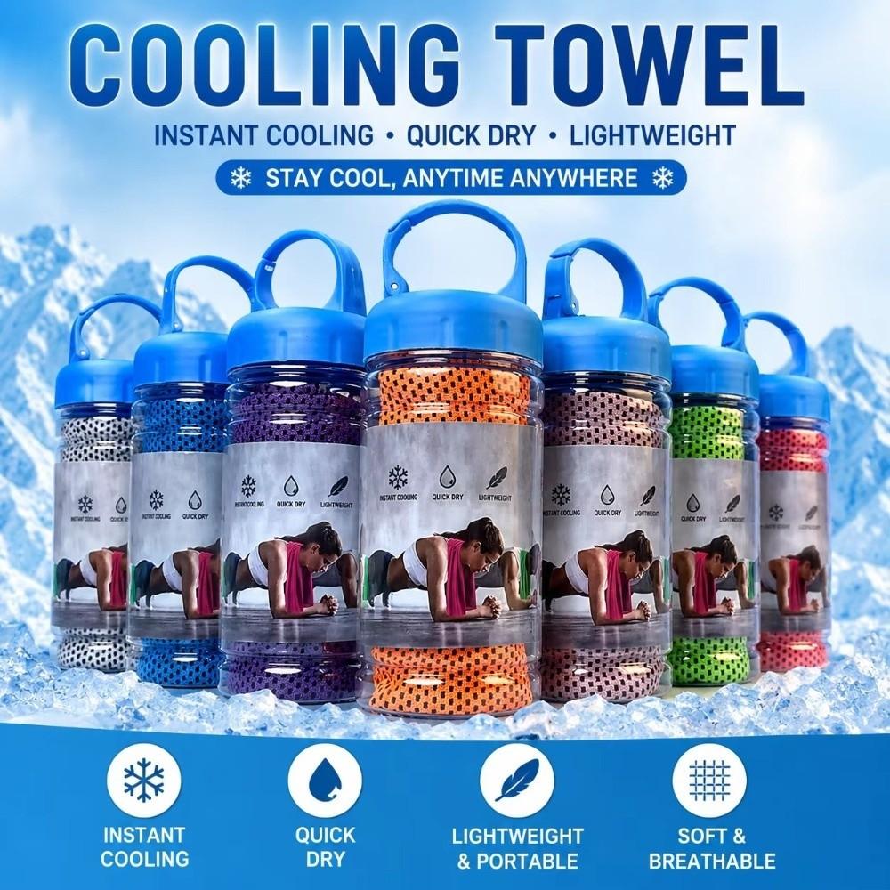 Breathable Ice Wipes Ultra Soft Microfiber Towels Portable Bath Beach Towel Summer
