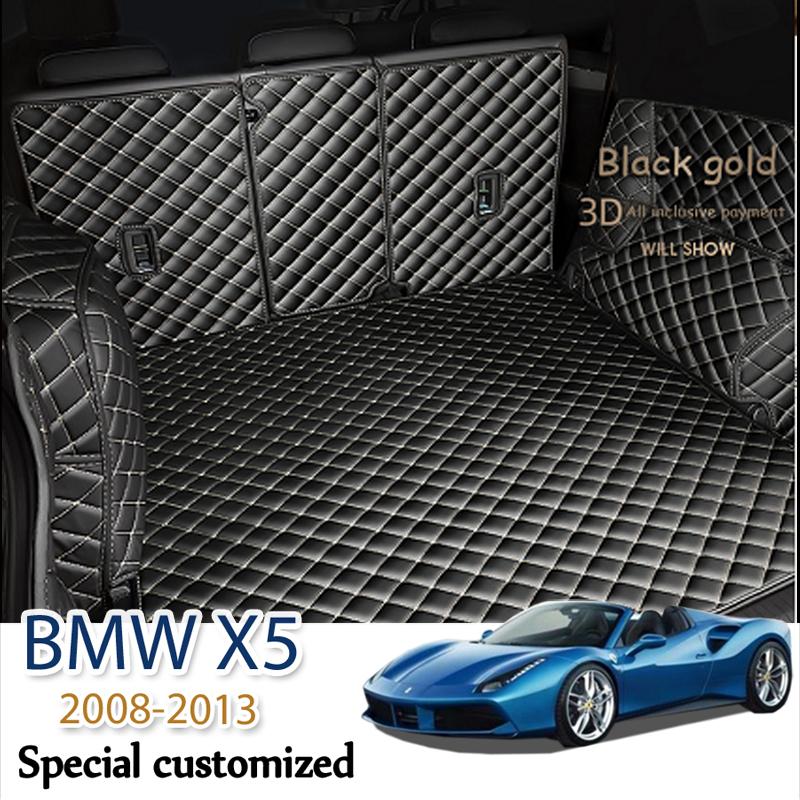 The Trunk Cargo Leather Liner Car Boot  Carg Compartment Floor Carpet Mud For BMW X5 2008-2013