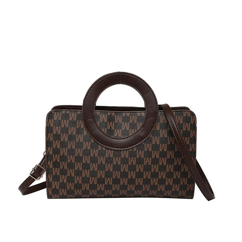 Large-capacity Retro Handbag, High-end Summer New Printed Personalized Fashion Shoulder Messenger Bag