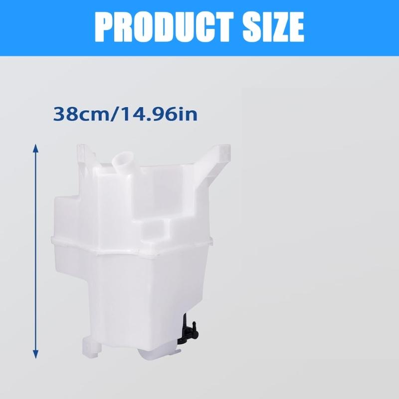 Universal Fit Windshield Washer Tank Reservoir 28910-6FP0A 28910-6FL0A NI1288184 Large 2.5L Capacity Easy Monitoring