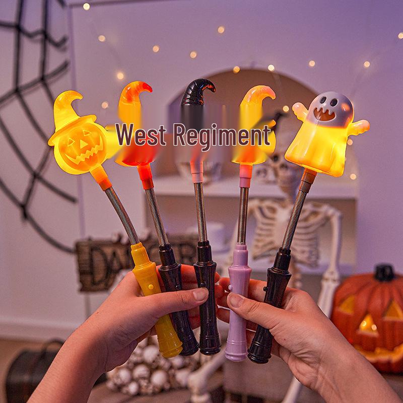 Halloween Portable LED Pumpkin Lantern Candle Lamp for Party Decoration