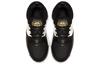 Nike Team Hustle D 9 Mid Top Children's Basketball Shoes Black White Gold AQ4224-004